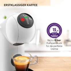 Krups KP 240 Genio S Dolce Gusto Weiß -De’Longhi Verkaufsgeschäft 86a71794aa8e07637e221161fc3041af