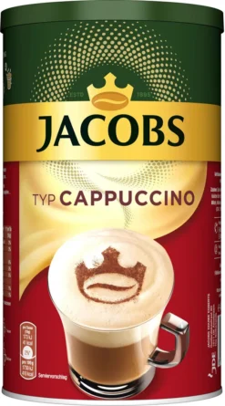 JACOBS Typ Cappuccino 6 X 400 G Dosen Feine Cremigkeit - Viel Schaum -De’Longhi Verkaufsgeschäft 89fdd10330880c7db53d1aca52a78a93