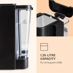 Klarstein Passionata 20 - Espressomaschine, Espresso-Automat, Kaffee-Maschine, 1350 Watt, 1,25 Liter, Automatischer Druckablass, Inkl. Milchschaum Düse Für Zubereitung Von Cappuccino, Schwarz -De’Longhi Verkaufsgeschäft 8a34309df2bd73ef54696387e09d0f7b