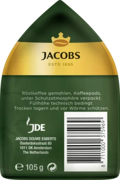 Jacobs Crema Pads | 16 Senseo Kompatible Kaffeepads -De’Longhi Verkaufsgeschäft 8adf09cc7b3d726cc0aa1eac3666bcf5