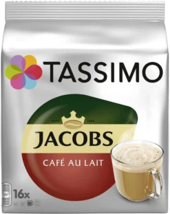 Tassimo Jacobs Café Au Lait | 16 T Discs, Kaffeekapseln -De’Longhi Verkaufsgeschäft 8c30c2588485d41b88c1812c730a0e14