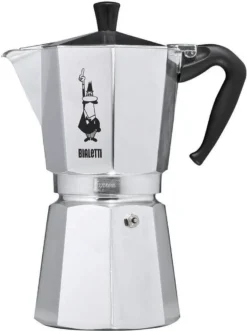 Bialetti Moka Express - 12 Tassen Espressokocher -De’Longhi Verkaufsgeschäft 8c70dc90a3462e8631d416e867e74451