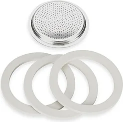 Bialetti 800002 Gummidichtung Und Filter 2T, Aluminium, Weiß -De’Longhi Verkaufsgeschäft 8c959994eebd4fdb02cf212297b8faff