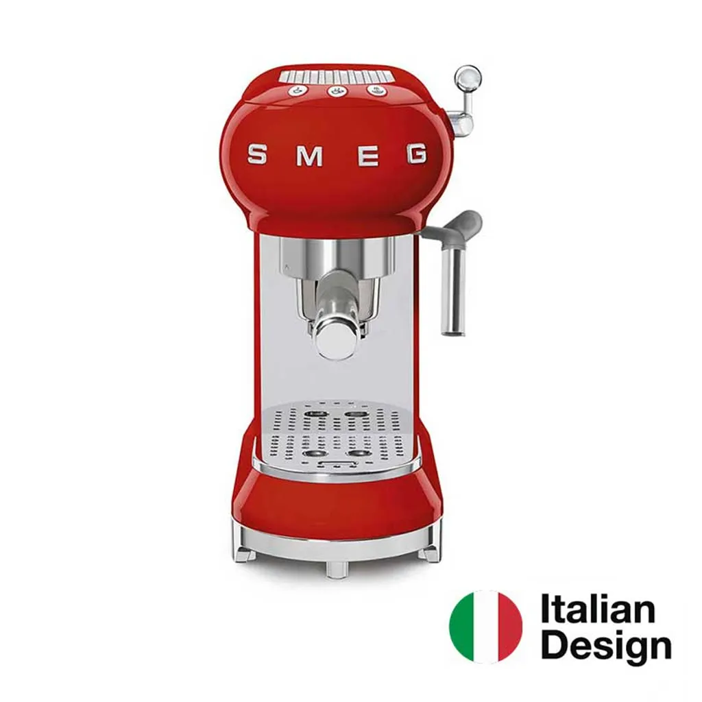 SMEG Espresso Kaffeemaschine Rot ECF01RDEU 9 SMEG Espresso Kaffeemaschine Rot ECF01RDEU – Bild 9