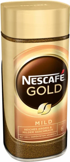 Nescafé® Nescafé Gold Mild | Löslicher Kaffee | 200g-Glas 12 Nescafé® Nescafé Gold Mild | Löslicher Kaffee | 200g-Glas -De’Longhi Verkaufsgeschäft 915061ecb8189349529e3ab8b2c37ac6