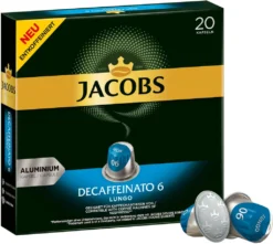 JACOBS Kapseln Decaffeinato 6 Lungo Entkoffeiniert 1 X 20 Nespresso®* Kompatible Kaffeekapseln 7 JACOBS Kapseln Decaffeinato 6 Lungo Entkoffeiniert 1 X 20 Nespresso®* Kompatible Kaffeekapseln -De’Longhi Verkaufsgeschäft 9372ef07e3396c7c58acd267eab970c6