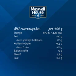 MAXWELL HOUSE Typ Cappuccino Löslicher Kaffee 3 X 500 G Instantkaffee 13 MAXWELL HOUSE Typ Cappuccino Löslicher Kaffee 3 X 500 G Instantkaffee -De’Longhi Verkaufsgeschäft 9380500b77cc0c96ec27714a22f4c87b