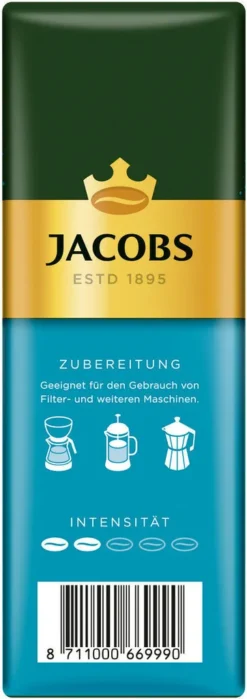JACOBS Filterkaffee Auslese Mild & Sanft 6 X 500 G Kaffee Gemahlen + 1 Becher+ 1 Dose -De’Longhi Verkaufsgeschäft 949b36620280bbc2143d453923322377