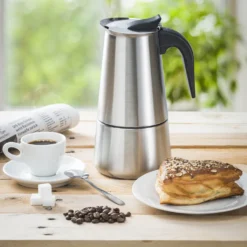 Espressokocher & Kaffeekocher Aus Edelstahl - Espressomaschine Kaffeemaschine Von Coffee Fox (9 Tassen) -De’Longhi Verkaufsgeschäft 960a65fc2ac5676caf02683bbe6c8956