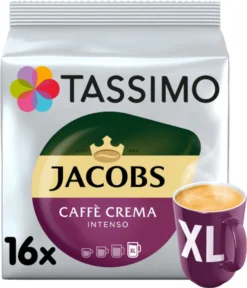Tassimo Jacobs Caffè Crema Intenso XL | 16 T Discs, Kaffeekapseln -De’Longhi Verkaufsgeschäft 96508a4d628b3d841842c41a7c91da9c