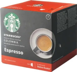Nestlé® Starbucks By Nescafe Dolce Gusto 12 Kapseln Colombia Espresso Arabica Kaffee -De’Longhi Verkaufsgeschäft 9656b7e2b2f7c324388296b901072e96