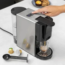 Princess 4-in-1 Multi-Kapsel-Kaffeemaschine 1450W 0,8L Schwarz Silbern -De’Longhi Verkaufsgeschäft 97f6956f54cdbbd9cf95e1d4d509fe20