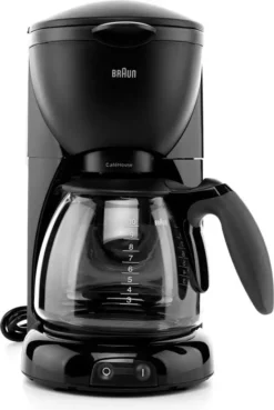 BRAUN Kaffeemaschine KF 560/1 Schwarz -De’Longhi Verkaufsgeschäft 97fef206f23c3921bbefcdf82a45c59a