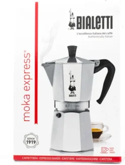 Bialetti Moka Express - 12 Tassen Espressokocher -De’Longhi Verkaufsgeschäft 992ae7c03f5544d496eb42393f086de8