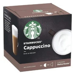Nestlé® Starbucks By Nescafe Dolce Gusto 12 Kapseln Cappuccino Rich And Creamy Arabica Coffee 120g -De’Longhi Verkaufsgeschäft 9b06c6bb93eb67e40732328d593804ec
