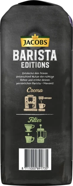 JACOBS Kaffeebohnen Barista Editions Espresso 2x1kg Ganze Bohne + Aluminium Dose Im Barista Design 16 JACOBS Kaffeebohnen Barista Editions Espresso 2x1kg Ganze Bohne + Aluminium Dose Im Barista Design -De’Longhi Verkaufsgeschäft 9bafb4a1b6e5bc4a9cbb136fc53f3b2e