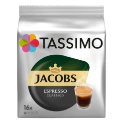TASSIMO Jacobs Espresso Classico 5er Pack T Discs Kaffee Kapseln 5 X 16 Getränke -De’Longhi Verkaufsgeschäft 9c23e5ce424cefe441ada95d07d551c1