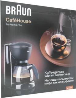 BRAUN Kaffeemaschine KF 560/1 Schwarz -De’Longhi Verkaufsgeschäft 9cb477c3834a28ea7bb70b64b110c091