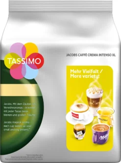 TASSIMO Jacobs Caffè Crema Intenso XL 5er Pack T Discs Kapseln 5 X 16 Getränke -De’Longhi Verkaufsgeschäft 9cb7d2466f14772be99e16aca841b9bc