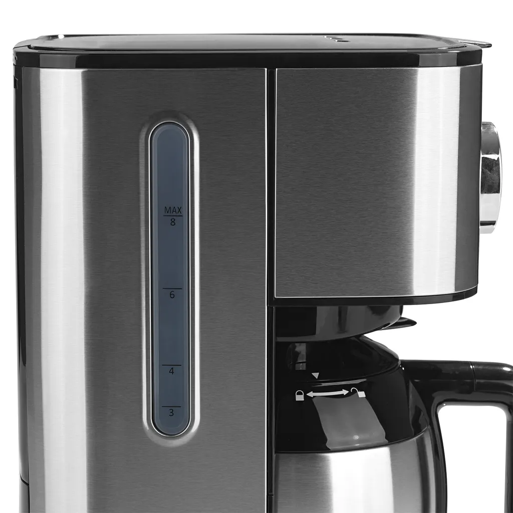 BEEM FRESH-AROMA-SWITCH Filterkaffeemaschine - Thermo Edelstahl 1 L Thermoskanne Bedienrad 24h-Timer 800 W Für 4-8 Tassen Kaffeemaschine Timer 1 BEEM FRESH-AROMA-SWITCH Filterkaffeemaschine - Thermo Edelstahl 1 L Thermoskanne Bedienrad 24h-Timer 800 W Für 4-8 Tassen Kaffeemaschine Timer