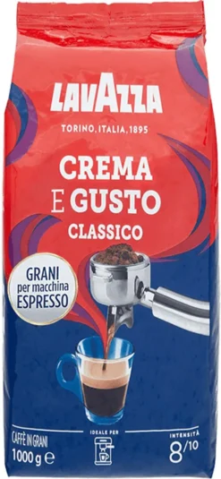 Lavazza Crema E Gusto 1kg Bohnen