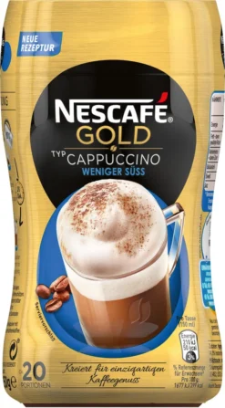 Nescafé® Nescafé Gold Typ Cappuccino Weniger Süß | 250g Dose -De’Longhi Verkaufsgeschäft a033d965c599f017d9554ad79c50d7de