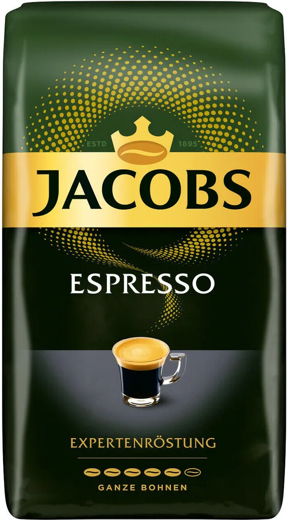 JACOBS Kaffeebohnen Expertenröstung Espresso 3 Kg Ganze Espressobohnen + 1 Jacobs Barista Becher + 1 Dose 2 JACOBS Kaffeebohnen Expertenröstung Espresso 3 Kg Ganze Espressobohnen + 1 Jacobs Barista Becher + 1 Dose – Bild 2