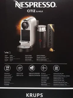 Krups XN7615.19 Nespresso Citiz & Milk Kaffeekapselmaschine (1260 Watt, Wassertankkapazität: 1l, Pumpendruck: 19 Bar) Rot -De’Longhi Verkaufsgeschäft a10d7bb8182b452b3a443df52629749f