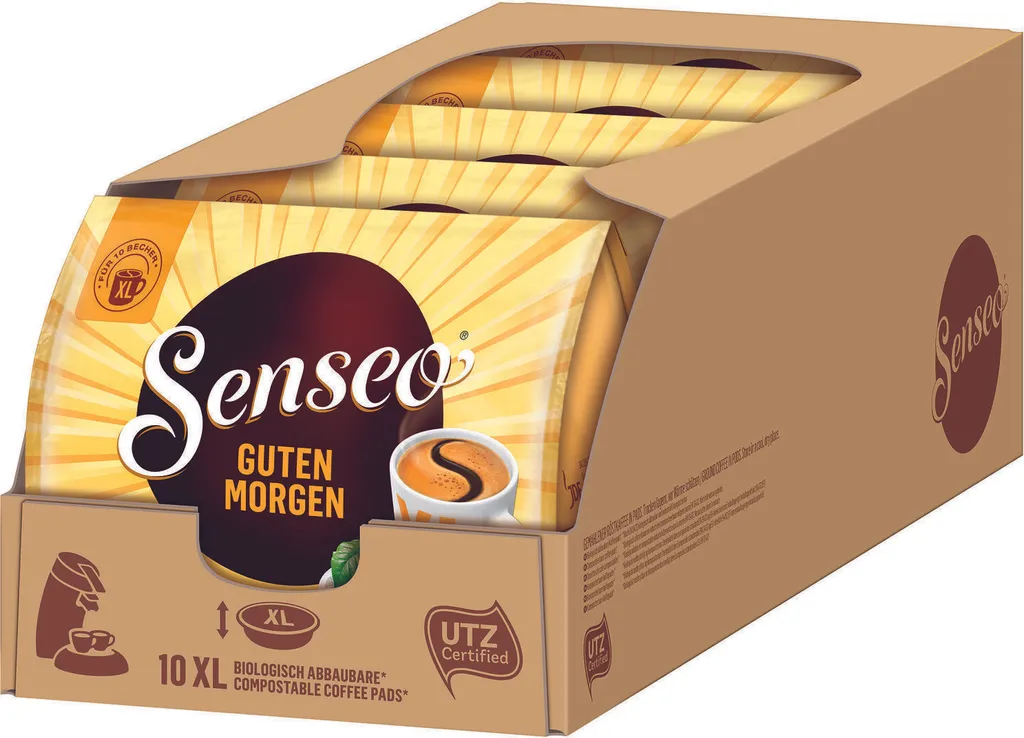 SENSEO Pads Guten Morgen XL Senseopads UTZ 5 X 10 Kaffeepads 1 SENSEO Pads Guten Morgen XL Senseopads UTZ 5 X 10 Kaffeepads