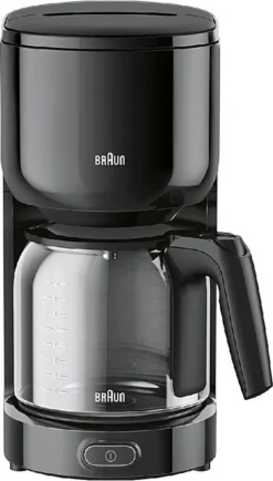BRAUN Kaffeeautomat KF 3120 BK Schwarz -De’Longhi Verkaufsgeschäft a8b3556d2c30cefe2d1e499d98c6e1b5