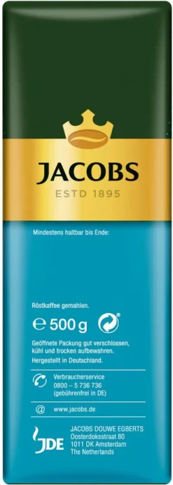 JACOBS Filterkaffee Auslese Mild & Sanft 6 X 500 G Kaffee Gemahlen + 1 Becher+ 1 Dose -De’Longhi Verkaufsgeschäft a926687809516e782eee3f08a7f6eae2