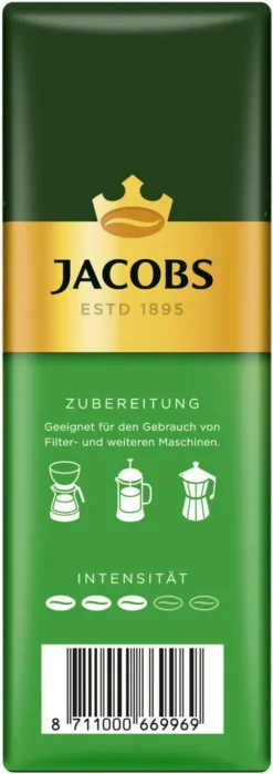 JACOBS Auslese Klassisch Filterkaffee 12x500g Kaffee Gemahlen 11 JACOBS Auslese Klassisch Filterkaffee 12x500g Kaffee Gemahlen -De’Longhi Verkaufsgeschäft ac23ab096f0fe2009834d5bedde55550 1