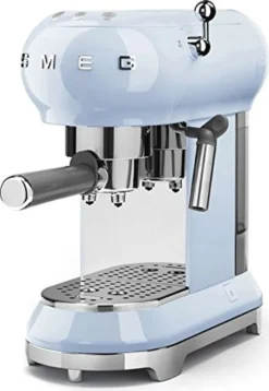 SMEG Espresso Kaffeemaschine Pastell Blau ECF01PBE