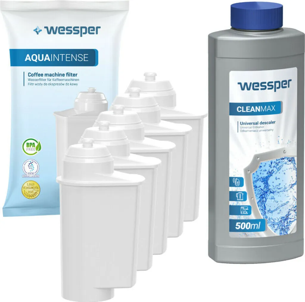 5x Wasserfilter Für Siemens EQ Series, Ersetzt Brita Intenza Un 500ml Entkalker 1 5x Wasserfilter Für Siemens EQ Series, Ersetzt Brita Intenza Un 500ml Entkalker