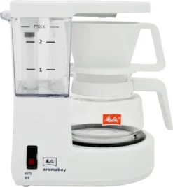 MELITTA Kaffeeautomat Aromaboy 1015-01 1-2Tassen 650Watt Weiß -De’Longhi Verkaufsgeschäft b0f5576501407b98d018ffb34610cc0d