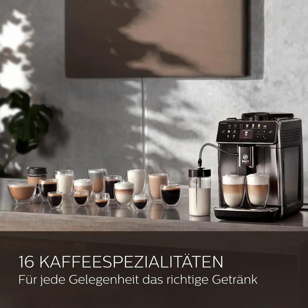 Philips Saeco SM6585/00 GranAroma Kaffeevollautomat Mit Farbigem Display Edelstahl 3 Philips Saeco SM6585/00 GranAroma Kaffeevollautomat Mit Farbigem Display Edelstahl – Bild 3