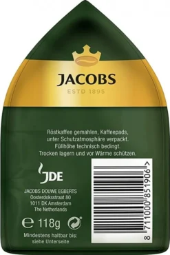 Jacobs Crema Pads | 18 Senseo Kompatible Kaffeepads 118 G -De’Longhi Verkaufsgeschäft b60fa16285ad7995d36164247f2c8c63