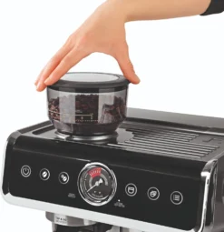 BEEM ESPRESSO-GRIND-PROFESSION Espresso-Siebträgermaschine Mit Mahlwerk - 15 Bar Espressomaschine Siebträger Maschine Barista Kaffee Mahlwerk Milchaufschäumer -De’Longhi Verkaufsgeschäft b87b103d6ab17b3412cf69e2a0a40266