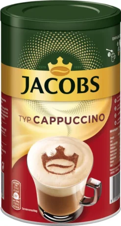 JACOBS Typ Cappuccino 6 X 400 G Dosen Feine Cremigkeit - Viel Schaum -De’Longhi Verkaufsgeschäft ba86bd638735409fe2e8540272b42b09