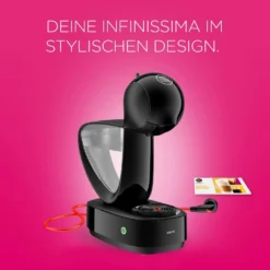 Krups Espressomaschine NESCAFÉ® DOLCE GUSTO® Infinissima KP1708, Schwarz -De’Longhi Verkaufsgeschäft babc262a978f204f860f44bc0ee14a6a