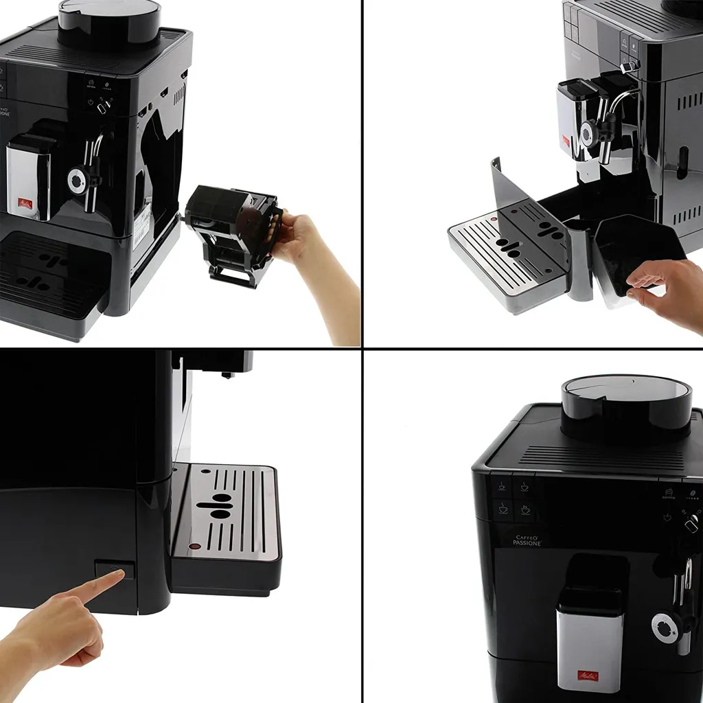 Melitta F53/1-102 Caffeo Passione OT Vollautomatische Espressomaschine, Schwarz 7 Melitta F53/1-102 Caffeo Passione OT Vollautomatische Espressomaschine, Schwarz – Bild 7