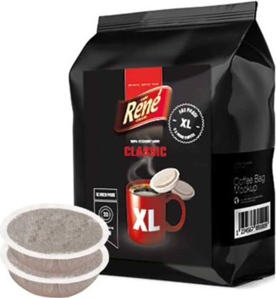 Café René Classic (Große Tasse)20 Pads Für Senseo 1 Café René Classic (Große Tasse)20 Pads Für Senseo