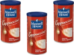 MAXWELL HOUSE Typ Cappuccino Löslicher Kaffee 3 X 500 G Instantkaffee