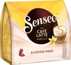 Senseo Café Latte Vanilla 10er Pack Kaffee Pads 10x 8 Pads, 80 Getränke -De’Longhi Verkaufsgeschäft be323b0f751eb12b35131df40005d1d3