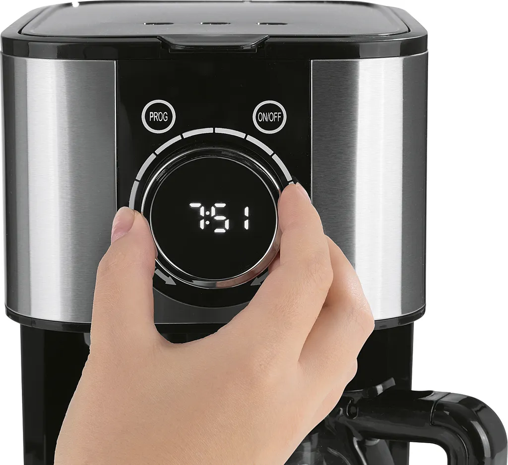 BEEM FRESH-AROMA-SWITCH Filterkaffeemaschine - Thermo Edelstahl 1 L Thermoskanne Bedienrad 24h-Timer 800 W Für 4-8 Tassen Kaffeemaschine Timer 19 BEEM FRESH-AROMA-SWITCH Filterkaffeemaschine - Thermo Edelstahl 1 L Thermoskanne Bedienrad 24h-Timer 800 W Für 4-8 Tassen Kaffeemaschine Timer – Bild 19