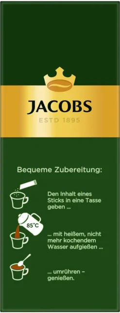 JACOBS Löskaffee Krönung 16 X 20 Sticks Löslicher Kaffee Instantkaffee 320 Getränke -De’Longhi Verkaufsgeschäft c0157d8986daf06ad60a7a77c9f2cfa3