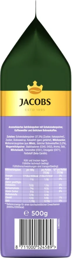 JACOBS Momente Typ Choco Cappuccino Mit Milka 12 X 500 G Beutel -De’Longhi Verkaufsgeschäft c66654a5117106b0dff0eaf95fb755fd