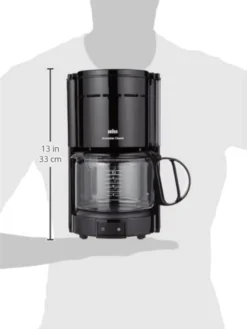 Braun KF47/1 Filter-Kaffeemaschine Schwarz -De’Longhi Verkaufsgeschäft c7fd81ba1625a8c22d8a47c0eeb2f6b6