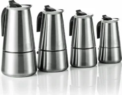 Espressokocher & Kaffeekocher Aus Edelstahl - Espressomaschine Kaffeemaschine Von Coffee Fox (9 Tassen) -De’Longhi Verkaufsgeschäft c8262acb9d0115e72d0723240accacf0