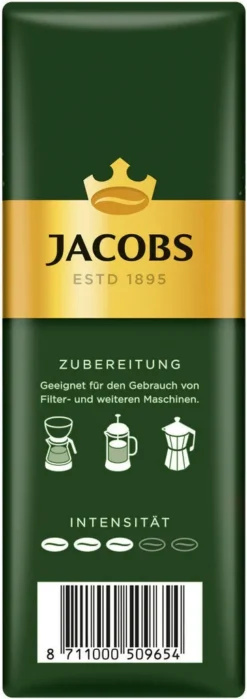 JACOBS Filterkaffee Krönung Entkoffeiniert 6 X 500 G Pulver- Röstkaffee Gemahlen -De’Longhi Verkaufsgeschäft ca64091210555f9bcb2ba5353d30f828